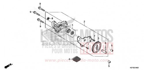 POMPE A HUILE Z125MAK de 2019